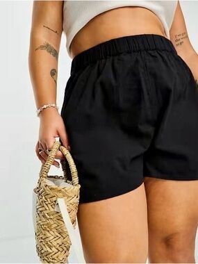 ASOS CURVE Textured Beach Shorts